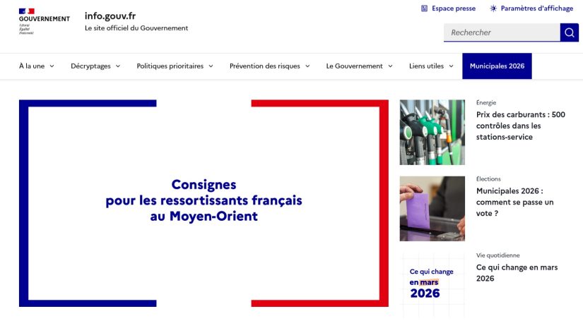 Pourquoi voit-on une page de sécurité en accédant à info.gouv.fr ?